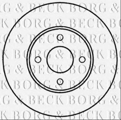 BORG & BECK BBD5273 гальмівний диск
