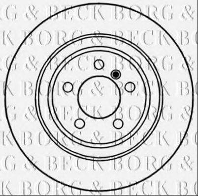 BORG & BECK BBD5997S гальмівний диск