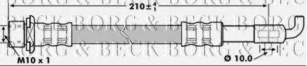 BORG & BECK BBH7261 Гальмівний шланг