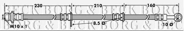 BORG & BECK BBH7448 Гальмівний шланг