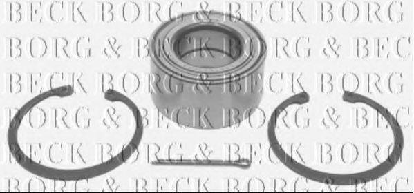 BORG & BECK BWK067 Комплект підшипника маточини колеса