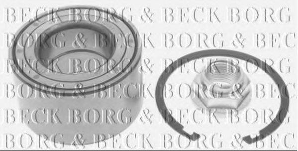 BORG & BECK BWK1185 Комплект підшипника маточини колеса