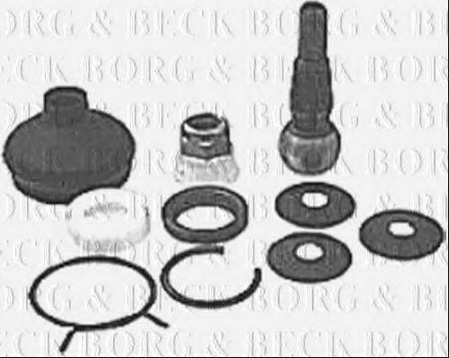 BORG & BECK BTR4047 Ремкомплект, болт з кульовою головкою кермової тяги