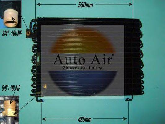 AUTO AIR GLOUCESTER 161256 Конденсатор, кондиціонер