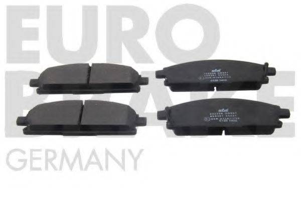 EUROBRAKE 5502222256 Комплект гальмівних колодок, дискове гальмо