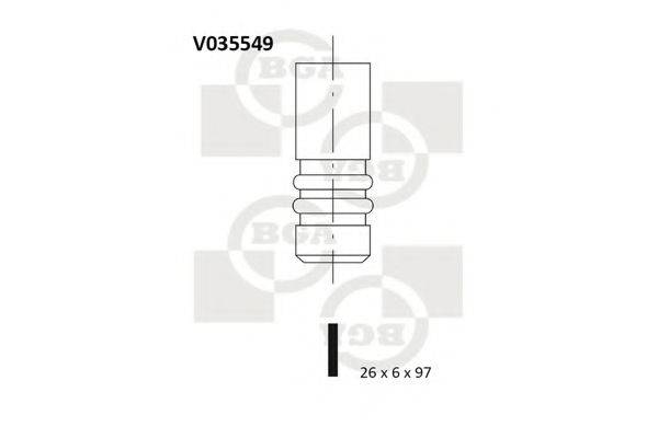 BGA V035549 Впускний клапан