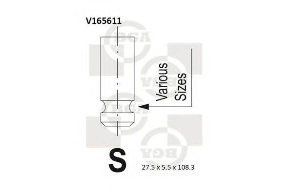 BGA V165611 Випускний клапан