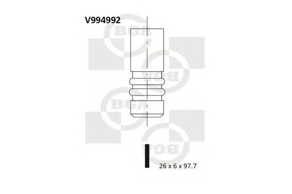 BGA V994992 Впускний клапан
