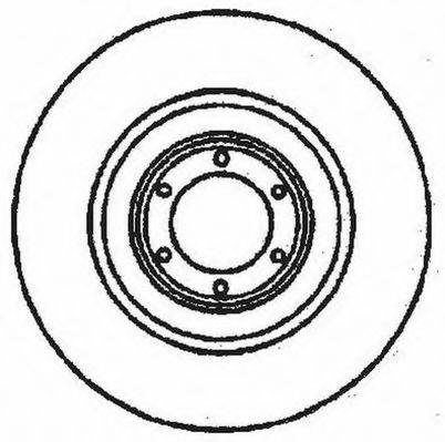 VALEO 186108 гальмівний диск