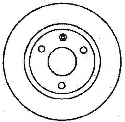 VALEO 186039 гальмівний диск