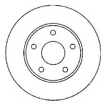 METZGER 15883 гальмівний диск