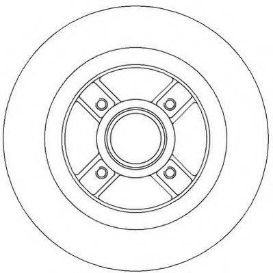 QH BENELUX 58136 гальмівний диск