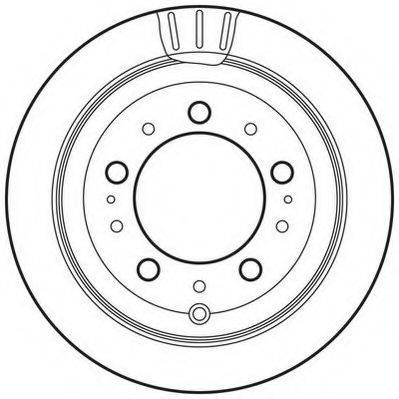 BRAKE ENGINEERING DI955977 гальмівний диск