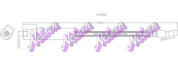 BROVEX-NELSON H3602 Гальмівний шланг