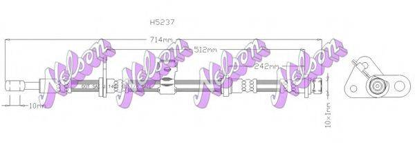 BROVEX-NELSON H5237 Гальмівний шланг