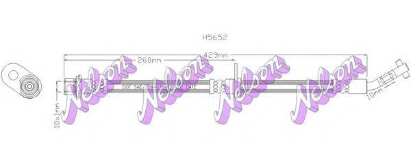 BROVEX-NELSON H5652 Гальмівний шланг