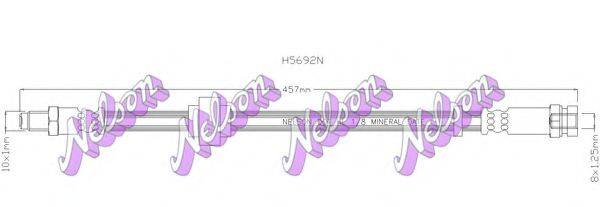 BROVEX-NELSON H5692N Гальмівний шланг