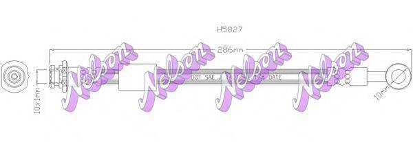 BROVEX-NELSON H5827 Гальмівний шланг