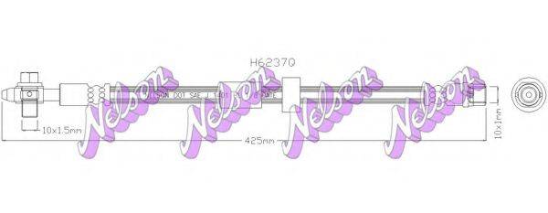 BROVEX-NELSON H6237Q Гальмівний шланг