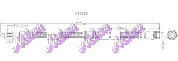 BROVEX-NELSON H6285Q Гальмівний шланг