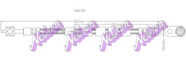 BROVEX-NELSON H6636 Гальмівний шланг