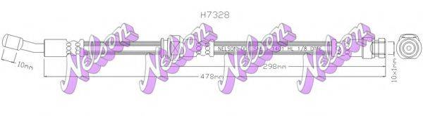 BROVEX-NELSON H7328 Гальмівний шланг
