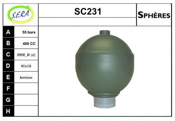 SERA SC231 Гідроакумулятор, підвіска/амортизація