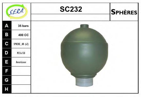 SERA SC232 Гідроакумулятор, підвіска/амортизація