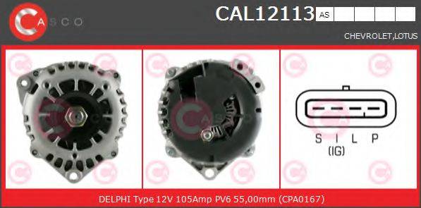 CASCO CAL12113AS Генератор