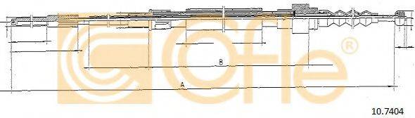 MALO 21379 Трос, стоянкова гальмівна система