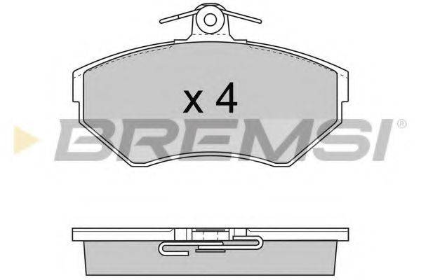 BREMSI 21944 Комплект гальмівних колодок, дискове гальмо