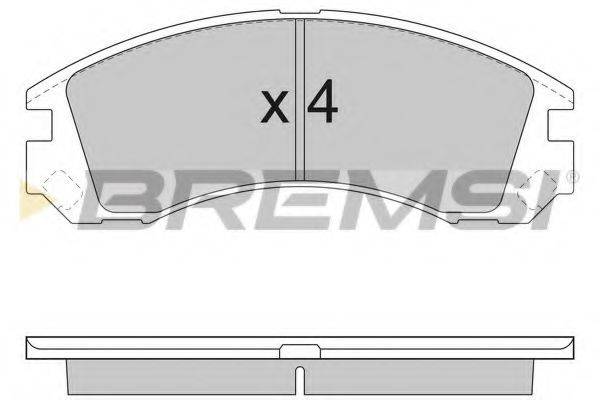 BREMSI BP2953