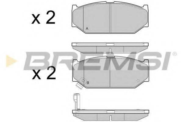 BREMSI BP3455