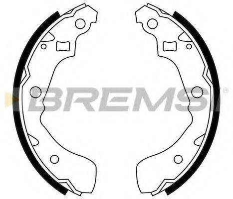 BREMSI 2665 Комплект гальмівних колодок