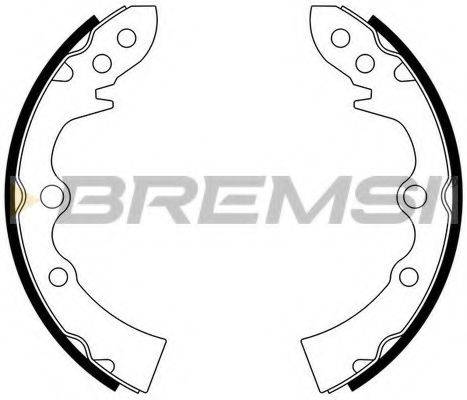 BREMSI 1082 Комплект гальмівних колодок