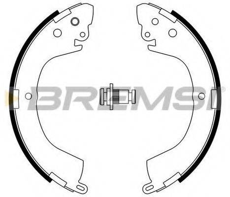 BREMSI 2824 Комплект гальмівних колодок