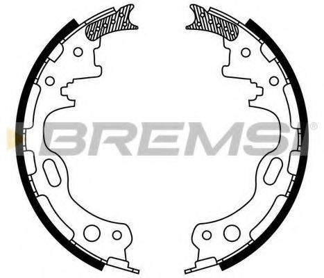 BREMSI 2840 Комплект гальмівних колодок