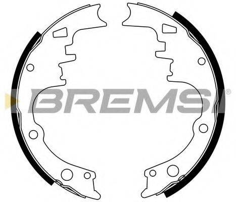 BREMSI 40650 Комплект гальмівних колодок