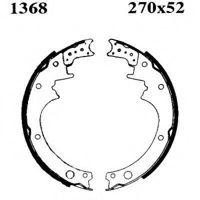 BSF 6231 Комплект тормозов, барабанный тормозной механизм