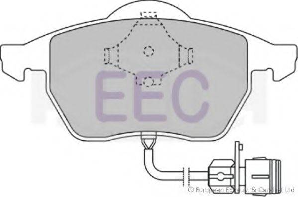 EEC BRP0789 Комплект гальмівних колодок, дискове гальмо