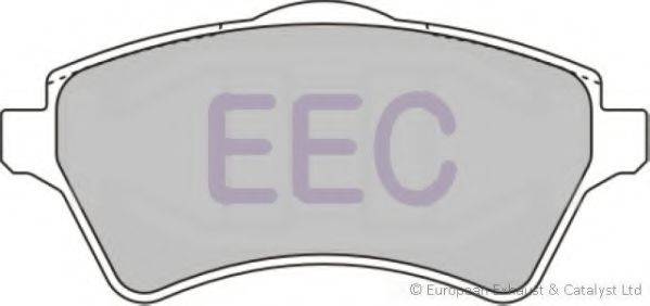 EEC BRP1208 Комплект гальмівних колодок, дискове гальмо