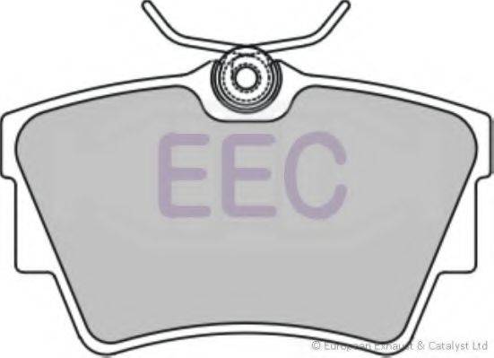 EEC BRP1279 Комплект гальмівних колодок, дискове гальмо