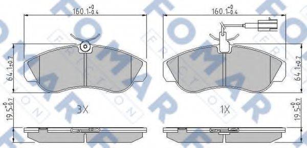 FOMAR FRICTION FO 909681