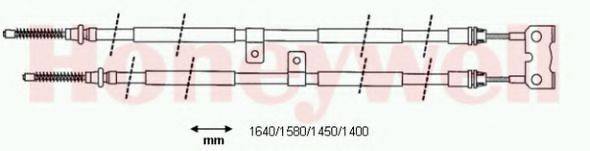 SEIM 603240 Трос, стоянкова гальмівна система
