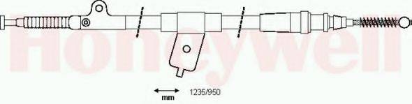 KAWE NI02148 Трос, стоянкова гальмівна система