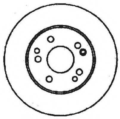 BENDIX 561389BC гальмівний диск