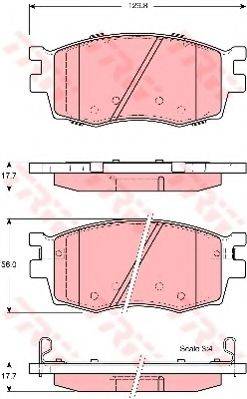 DR!VE+ DP1010100093 Комплект гальмівних колодок, дискове гальмо