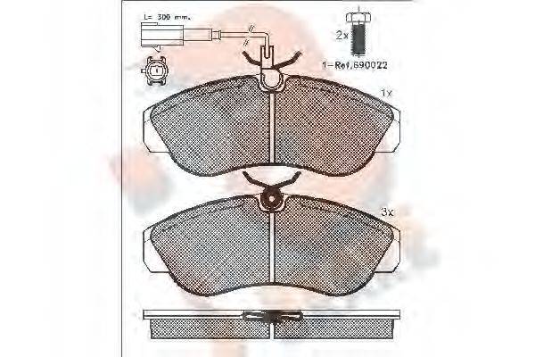 R BRAKE RB1054-203