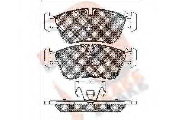 R BRAKE RB1698