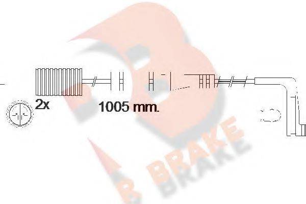 R BRAKE 610537RB Сигналізатор, знос гальмівних колодок